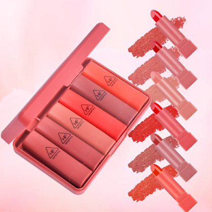Matte Lipstick high-quality pack of 6 pocket pack